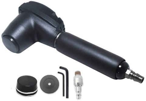 Air Palm Hammer Pneumatischer Langgriff-Hammer, Handlufthammer mit mittelharter Kunststoffspitze für Karosseriereparatur