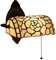 Uziqueif Wandlampe innen vintage, wandlampe mit schalter, 10 zoll tiffany wandlampe,wandleuchte innen, leselampe wandmontage, E27 wall sconce lighting decor