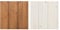 TIMBELA Il kit di impregnanti per l’applicazione su casette in legno interno e esterno - 5 litri di colore BIANCO+ 5 litri di impregnante di colore RICCA QUERCIA + IL REGALO il kit di pennelli