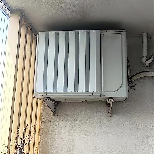 Oversold88 Cubiertas de Aire Acondicionado para Unidades Exteriores, Deflector de Aire Acondicionado, Cubierta de ventilación de Aire, Cambio de dirección del Viento, Rejilla de ventilación de Aire