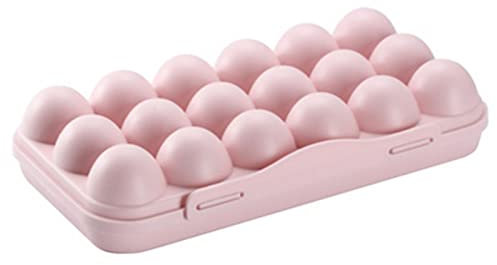 18 Grid Kitchen Fridge Egg Box Collision Damaged Eggs Storage Box Duck Egg Box Egg Tray Egg Storage Box Gift Small Item (B, One Size)