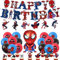 Spiderman Geburtstagsdeko, Deluisho Spiderman Deko Geburtstag Kinder Spiderman Party Dekorationen Spiderman Luftballons, Spiderman Deko Einschließlich Geburtstagskuchen Einsätze, Geburtstag Wimpel