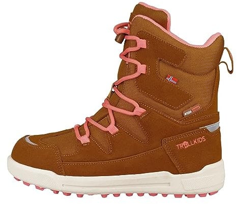Trollkids Kids Finnmark Winter Boots 30, caramel