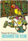 GQWJKSZ Enchanted Tiki Room United Air Lines Vintage-Reiseposter aus Metall, Blechschild