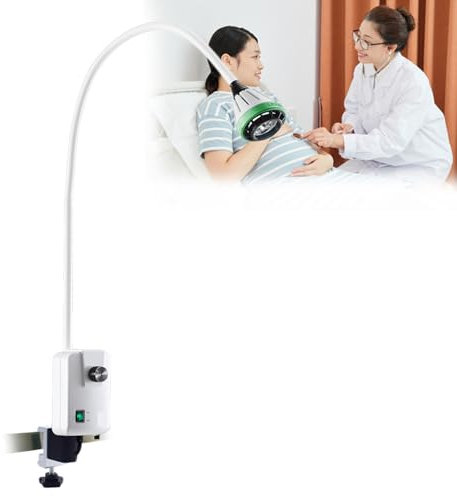 vanenferse Tragbare Gynäkologie Flexibler Schwanenhals Leuchte, LED Schattenloses Lampe, Medizinische Untersuchungsleuchten for Chirurgische, Zahnmedizinische HNO-Chirurgie, Dermatologie
