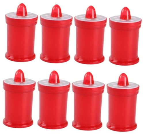 BESPORTBLE 8 Pz di lampade led lumini led lanterna commemorativa decorazioni tombali per cimitero candele a batteria lampada decorativa lampada da esterno alimentata a batteria