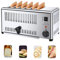 Stainless Steel Toaster 6 Slice, 1800W/2500W Toaster with Removable Crumb Tray for Various Bread Types - Commercial Grade Option