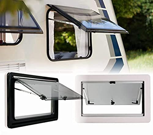 XNYXLPP ALSUP Fensterlüftung für Wohnmobile, ausziehbare Fenster für Wohnmobile, Fensterluke für Wohnmobile mit Markisenschutz und Rollo, Fensterlüftung für Dachfenster für Wohnmobile (70X50CM)