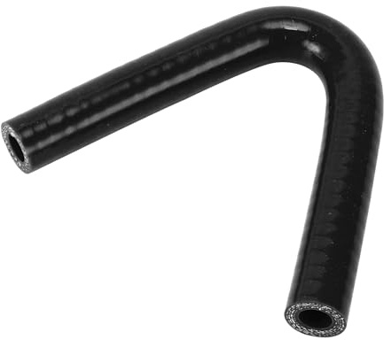 X AUTOHAUX 1 tuyau de refroidissement universel en silicone noir de 12 mm de diamètre intérieur 120 mm de longueur 135 degrés pour voiture