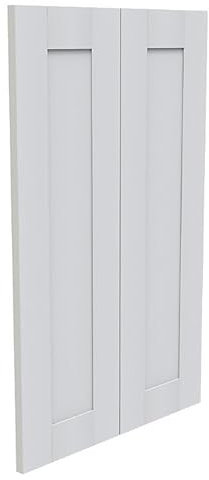 Classic Shaker Kitchen Cabinet Door (Pair) (W) 275mm - Grey