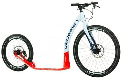 Crussis Cobra Sport 4.2-4 White-red Tretroller Scheibenbremsen