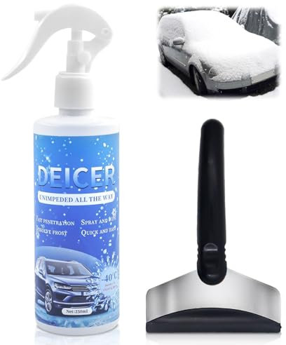 Pulitore Deghiacciante e Sbrinatore, Sbrina Facile Deghiacciante, Sbrinatore Rapido per Surgelatori, Deghiacciante Liquido ad Effetto Immediato, Antighiaccio No-Frost Spray, Deghiacciante Spray per