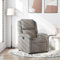Cozynest Sessel mit Liegefunktion, Fernsehsessel Verstellbare Rückenlehne Fußstütze,Liegesessel Ruhesessel Polstersessel Relaxsessel Taupe Stoff