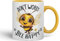 Vixar Don’t Worry Bee Happy Bees Joke sarkasm Sarcastic Ceramic Coloured Mug Cup for Tea Coffee Hot Brew 330ml 11Oz Gift (G Yellow)