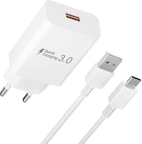 Newding Caricabatterie rapido per Honor 200 200 Lite, 90 90 Lite, Magic 6 Lite, 70, Fast Charging for Huawei P30 P30 Lite, P20 P20 Pro, Mate 20 Pro