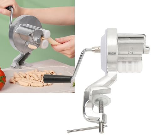Cavatelli-Maschine, Italienische Pasta-Roller-Nudelmaschine, Handkurbel-Cavatelli-Nudelmaschine, Hausgemachtes Nudelmaschine-Set für Küche, Restaurant