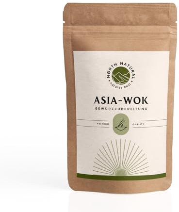 Asia Wok Gewürzmischung,North Natural, 100g, Für Wok-Gerichte, asiatisches Gewürz, auch gut für Hähnchen oder Gemüsepfanne