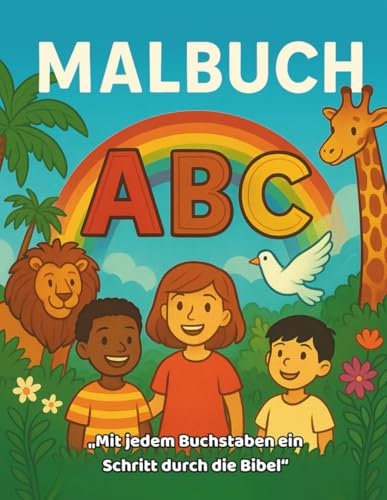 Mein Biblisches ABC-Malbuch!: Lerne das Alphabet mit biblischen Geschichten!