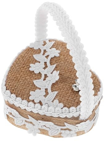 TOVINANNA Boîte à Bagues Pour Fiançailles Coussin Forme De Cœur Coffret Élégant Pour Bagues De Mariage Support Pour Alliances Petit Coffret De Mariage