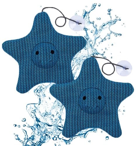 SIGANDG Éponge Absorbante de Piscine, Absorbeur de Mousse Réutilisable, Éponge Filtrante de Spa, Filtre à échelle Tourbillon Triple Couche Absorbant de Piscine (2 Pièces)