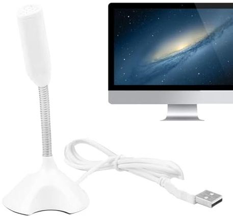 Microphone à condensateur USB - Dispositif de capture audio HD, outil d'enregistrement de lecture de prises | De qualité studio professionnel, équipement vocal polyvalent pour transm