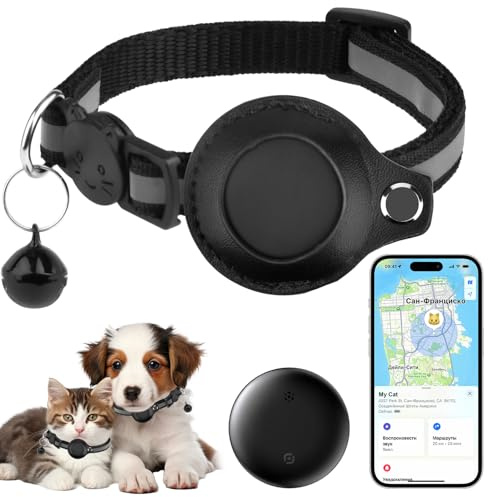 Pipihome GPS Tracker Hund, GPS Tracker Katze Ohne ABO, Mini Katzen Tracker, Haustierortungsgerät für Katzen Hunde, Katzentracker Hundetracker mit Android & iOS, Weltweite Standortverfolgung