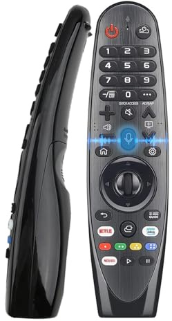 Universal Remote Control for LG Smart TV,AN-MR20GA with Pointer and Voice Function Magic Remote Control for All LG TV Nanocell UHD OLED LED LCD HD(With Voice Search)