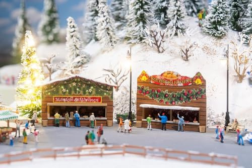 Faller 272020-2 Christmas Market Stalls - Track Gauge N