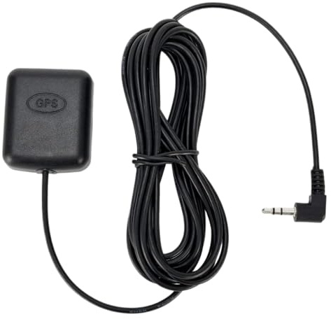 GPS -Empfänger mit 3,5 -mm -Schnittstelle kompatibel mit Auto Dash -Cams Dash Kamera Externe GPS Auto -Aerialadapter Universal Fit