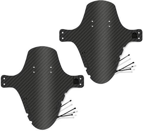 Riesel Design - MTB Schutzblech (26-29 Zoll) XL Mudguard für Mountainbikes | Fahrrad-Schutzblech Kol:OSS wiegt nur 45 g, kratzfest & recycelbar als Front-Spritzschutz für Enduro, Trail & Downhill