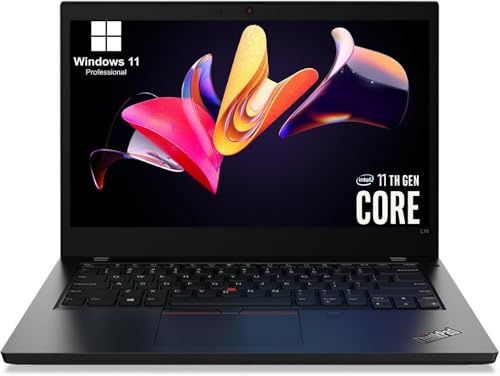 Lenovo Thinkpad L14 Gen 2 Business Laptop, 14 FHD(1920x1080) Screen, Intel Core i5-1135G7, 16GB RAM, 512GB SSD, QWERTY Keyboard, Windows 11 Pro (Renewed)
