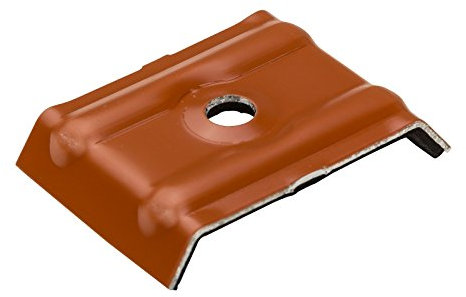 100x Kalotten Trapezblech Profilbleche Trapezform 35/207 Aluminium mit EPDM-Dichtung - kupferbraun (RAL 8004)