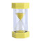 Colorful Sand Timer Sanduhr für Home Office Decor Geschenk Sand Glas Sanduhr 3/10/20/30/60 Minuten Timer Uhr 3 mins gelb