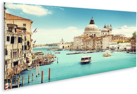 islandburner Bild auf Leinwand Canal Grande Basilika Santa Maria Della Salute Venedig Italien Bilder Wandbilder Poster