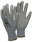 ECD Germany 12 Paar Arbeitshandschuhe mit PU-Beschichtung, Größe 9-L, Grau, atmungsaktiv, rutschfest, robust, Mechanikerhandschuhe Montagehandschuhe Schutzhandschuhe Gartenhandschuhe Handschuhe