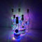 Weinflasche Lichter mit Kork, 6 Pack 20 LEDs Flasche Schnur-Licht / 6.5ft (2M) Silber Kupferdraht Batteriebetriebene Wohnkultur Seil Lampe für DIY Geburtstag Hochzeit - Bunt