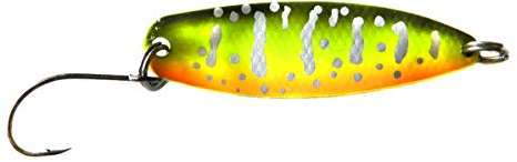Paladin Trout Spoon 3,1g Blinker, Farbe:rot-schwarz-gelb/nickelfarben
