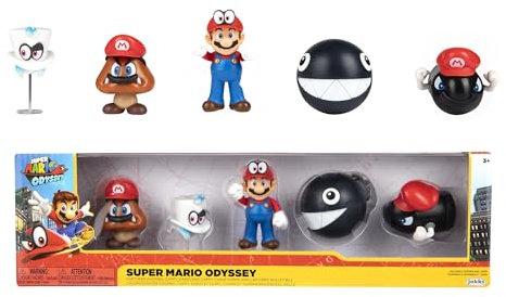 Ksruee Super Mario Mario Odyssey 5er Pack, 6 cm