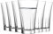 LAV 12x Clear 100ml Truva Shot Glasses - Small Vodka Tequila Jelly Cocktail Mini Dessert Party Drinking Glass Cups Set