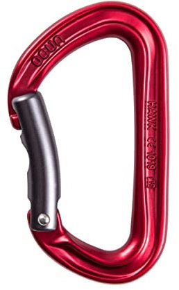 Ocun Hawk Bent Karabiner, rot