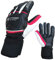 ATTONO Damen Skihandschuhe Leder mit Softshell Ski Race Snowboard Handschuhe - Größe L