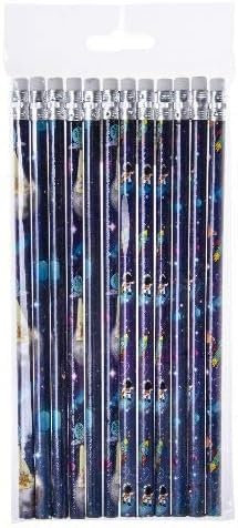 LG-Imports 24x Bleistift Weltraum | Weltall | Space | Mitgebsel zum Kindergeburtstag
