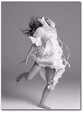 Carteles y grabados nórdicos Bailarina de ballet en blanco y negro Pintura de lienzo Decoración de la habitación de la muchacha Imagen de arte de pared nodular-60x80cm
