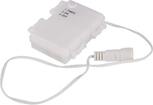 GURU SHOP Batteriebox 3xAA Ohne Leuchtmittel - für Aussenstern Baltasar + Kaspar 35cm, Kunststoff, 8x6x2 cm, Weihnachtsstern, Adventsstern
