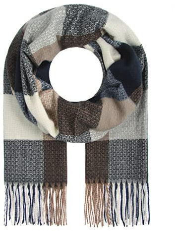 Majea Damenschal Winterschal Strickschal Damen Schal (blau 1), Einheitsgröße