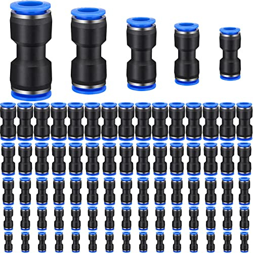 Konohan 100 Pcs Pneumatic Quick Connect Air Hose Fitting Kit