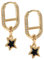 Pandora Damen-Ohrringe Set Facettierte Sterne Goldfarben 41761