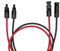 Offgridtec Cavo di collegamento PV maschio a PV maschio 6 mm², 1 m, rosso/nero