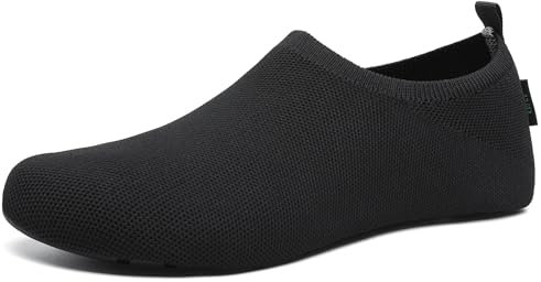 SAGUARO Pantofole Uomo Donna Ciabatte Traspiranti Leggere Pantofola per Casa Comode Antiscivolo, Nero Petrolio 38/39EU