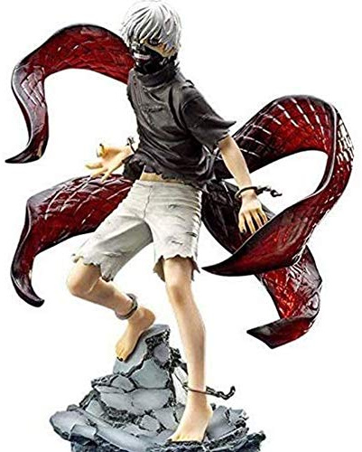 Xinchangda Tokyo Ghoul Anime Figuren Kaneki Ken Figur 22 cm PVC Collection Actionfigur Statue Ornamente Desktop-Dekoration Geschenk für Anime-Fans